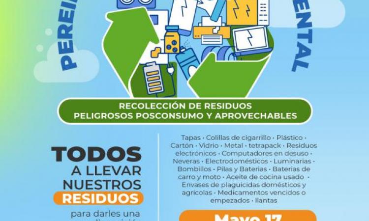 YA LLEGA PEREIRA RECICLA, LA FERIA AMBIENTAL LIDERADA POR ASEO PEREIRA